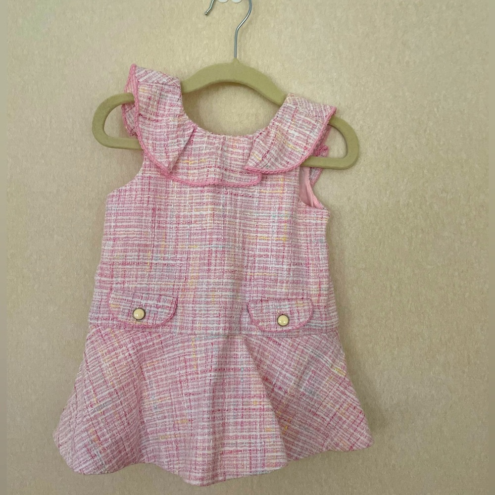NWT Janie and Jack pink dress 6-12mo